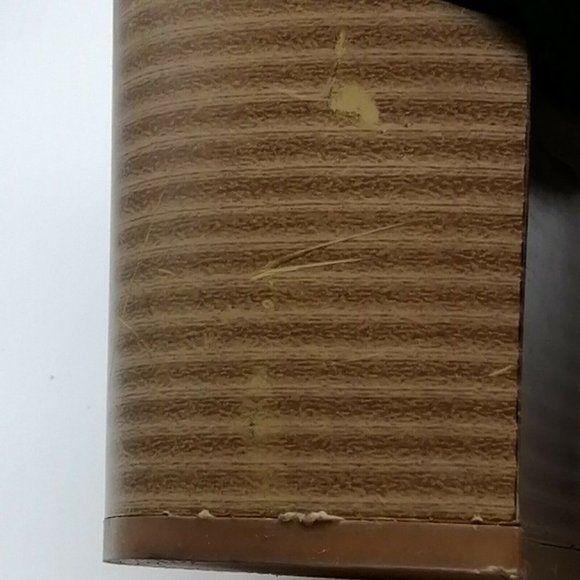 Lane Bryant Womens Ankle Bootie Black 10 Wide Block‎ Heel Side Zip Lace Up - Picture 10 of 10